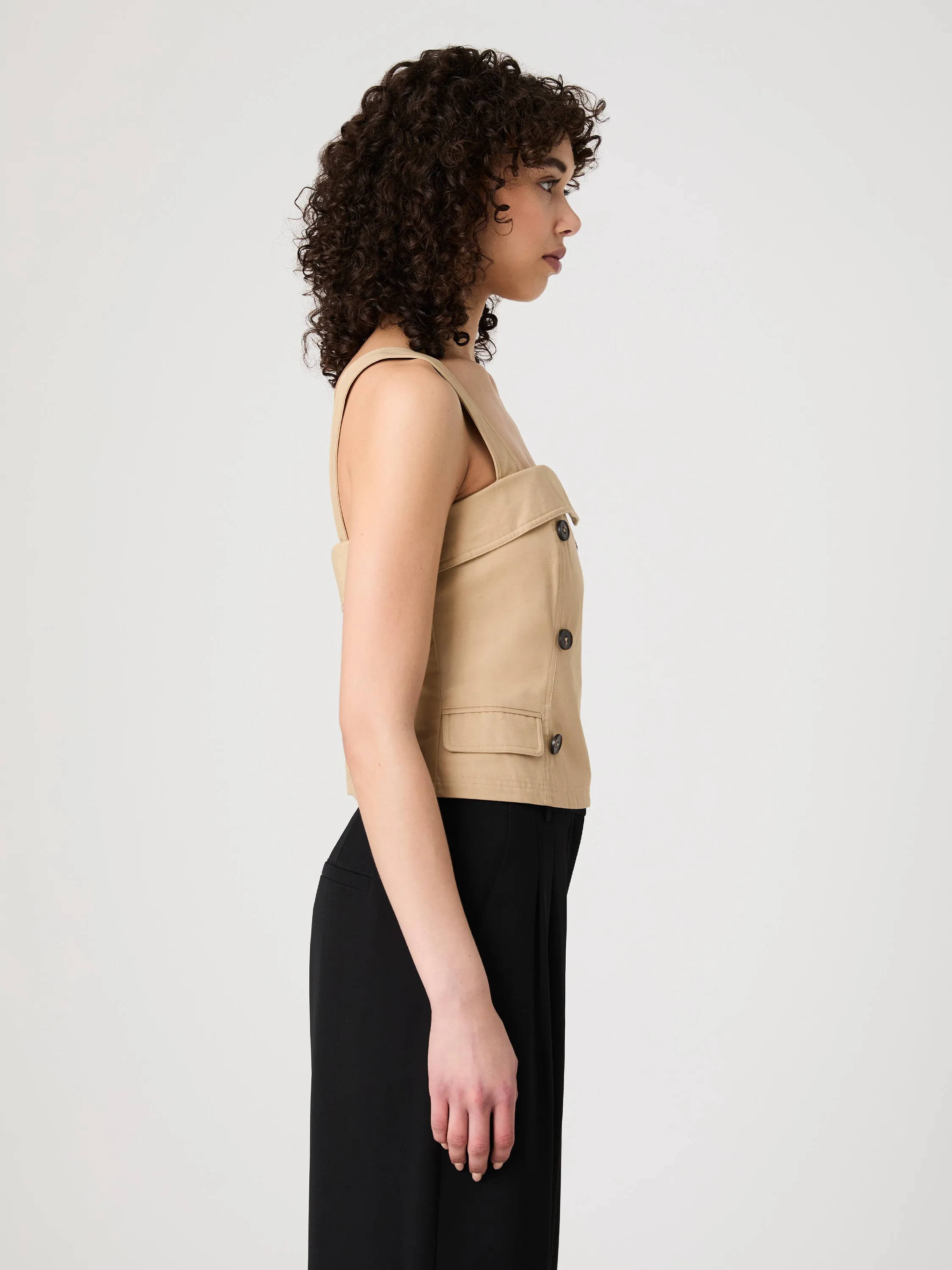 Lightweight Trench Top