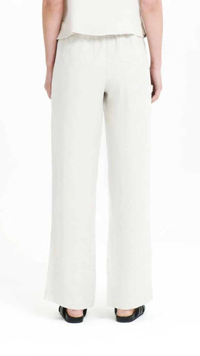Linen Lounge Pant - Natural