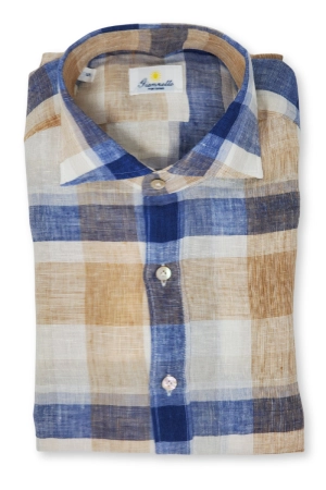 Linen Macro Plaid Shirt