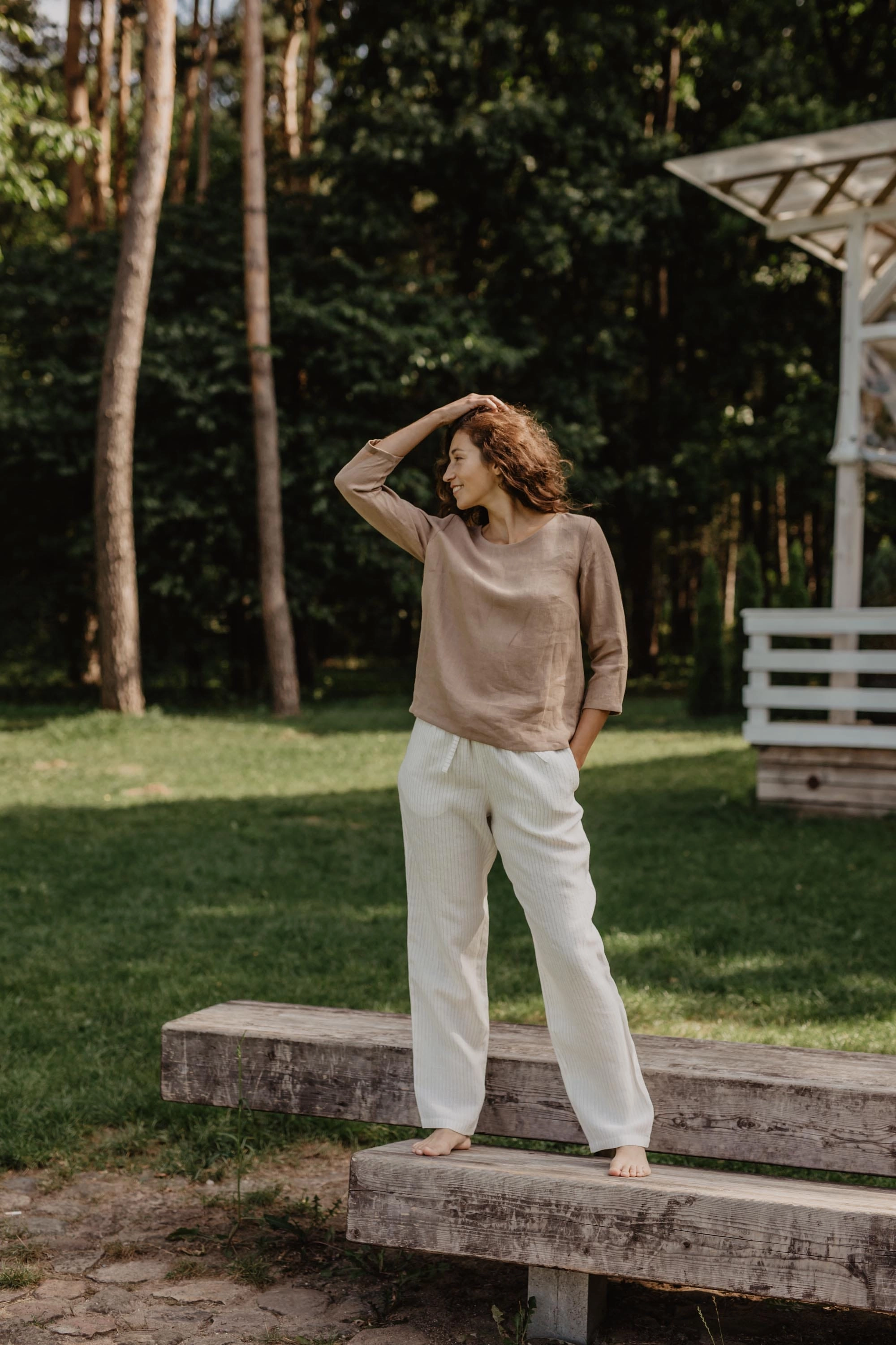 Malmo Women's Linen Trousers | Multiple Colours