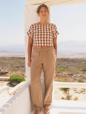 Malmo Women's Linen Trousers | Multiple Colours