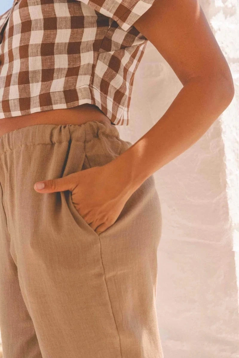 Malmo Women's Linen Trousers | Multiple Colours