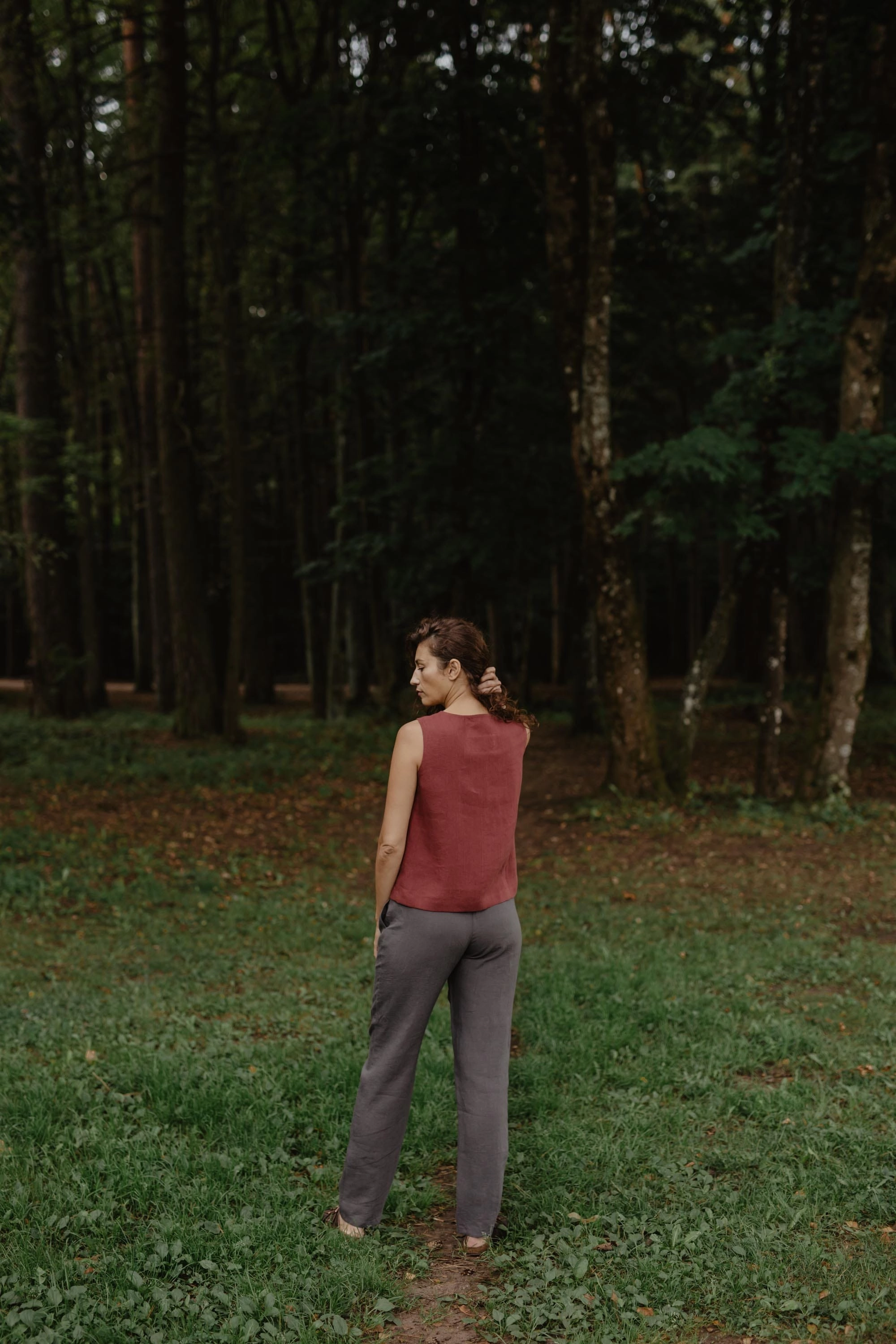 Malmo Women's Linen Trousers | Multiple Colours