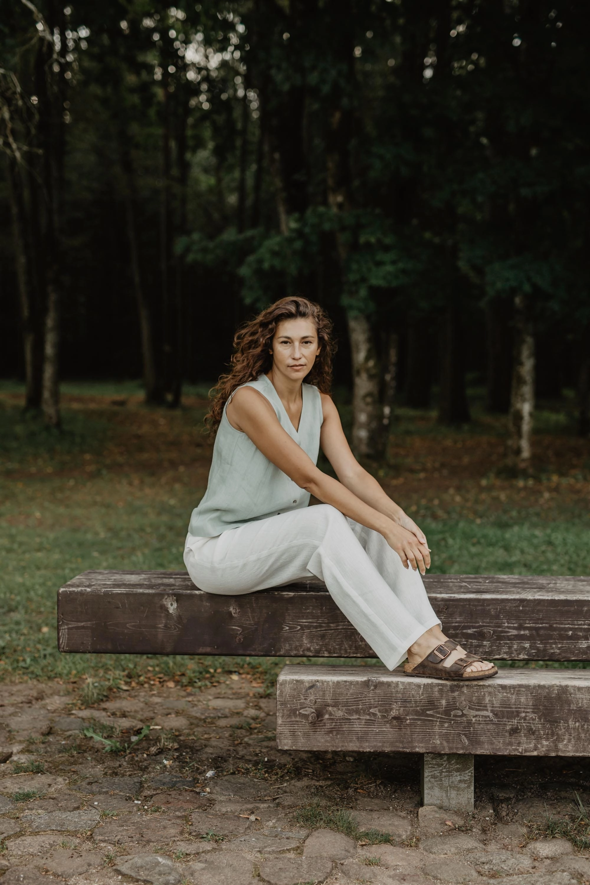 Malmo Women's Linen Trousers | Multiple Colours