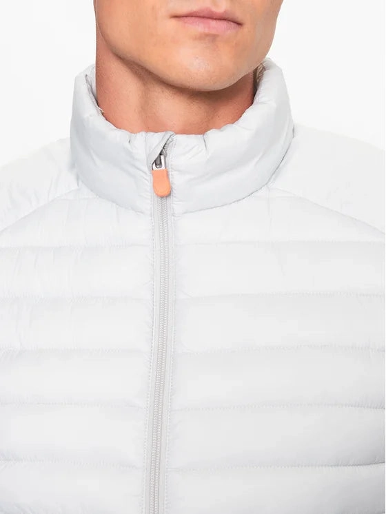 Men's Adam Puffer Vest In Frozen Grey