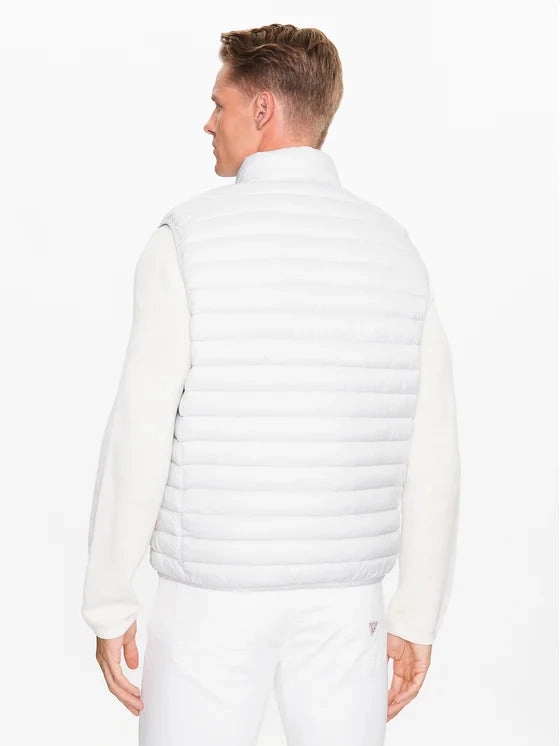 Men's Adam Puffer Vest In Frozen Grey