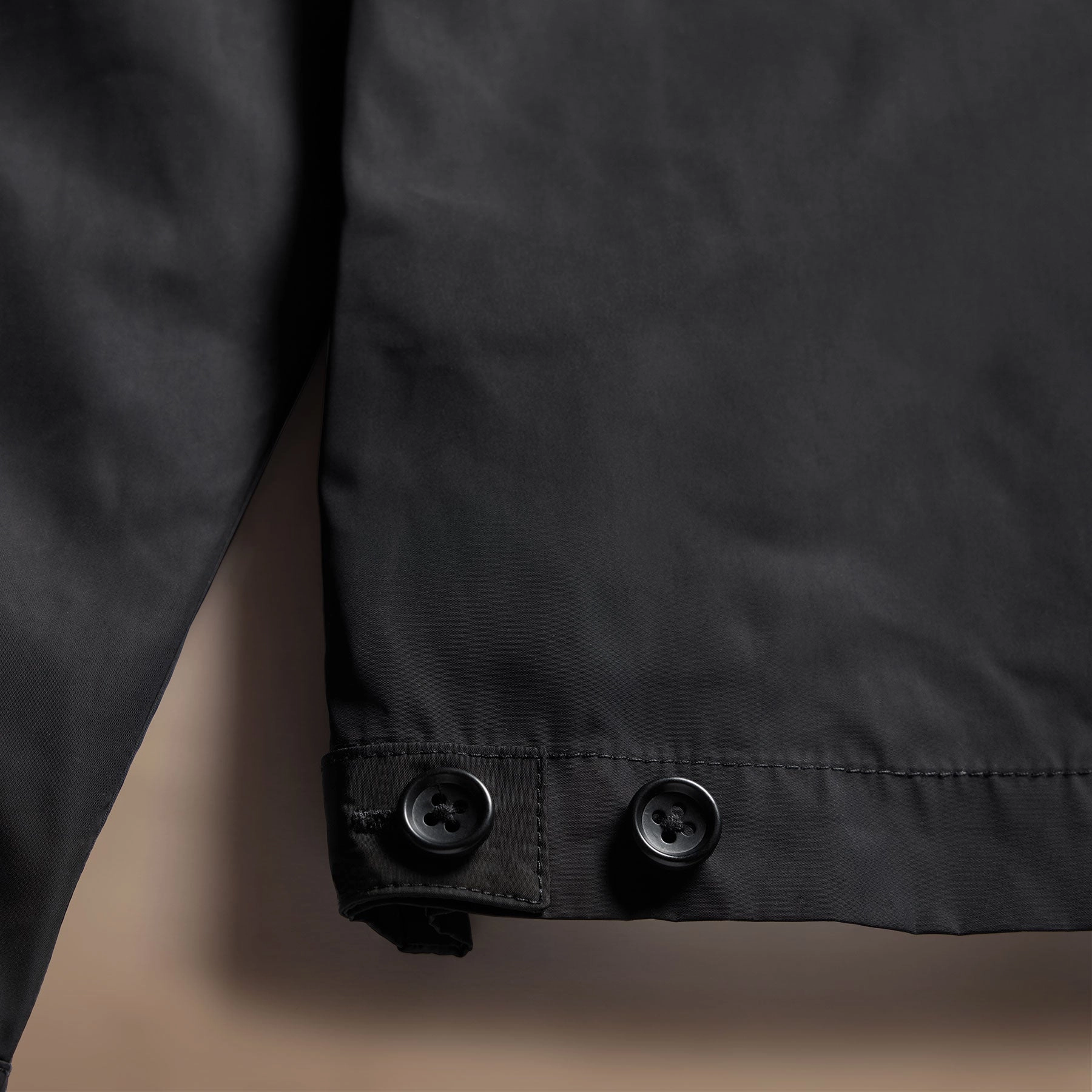 Nylon Coach Jacket - Black