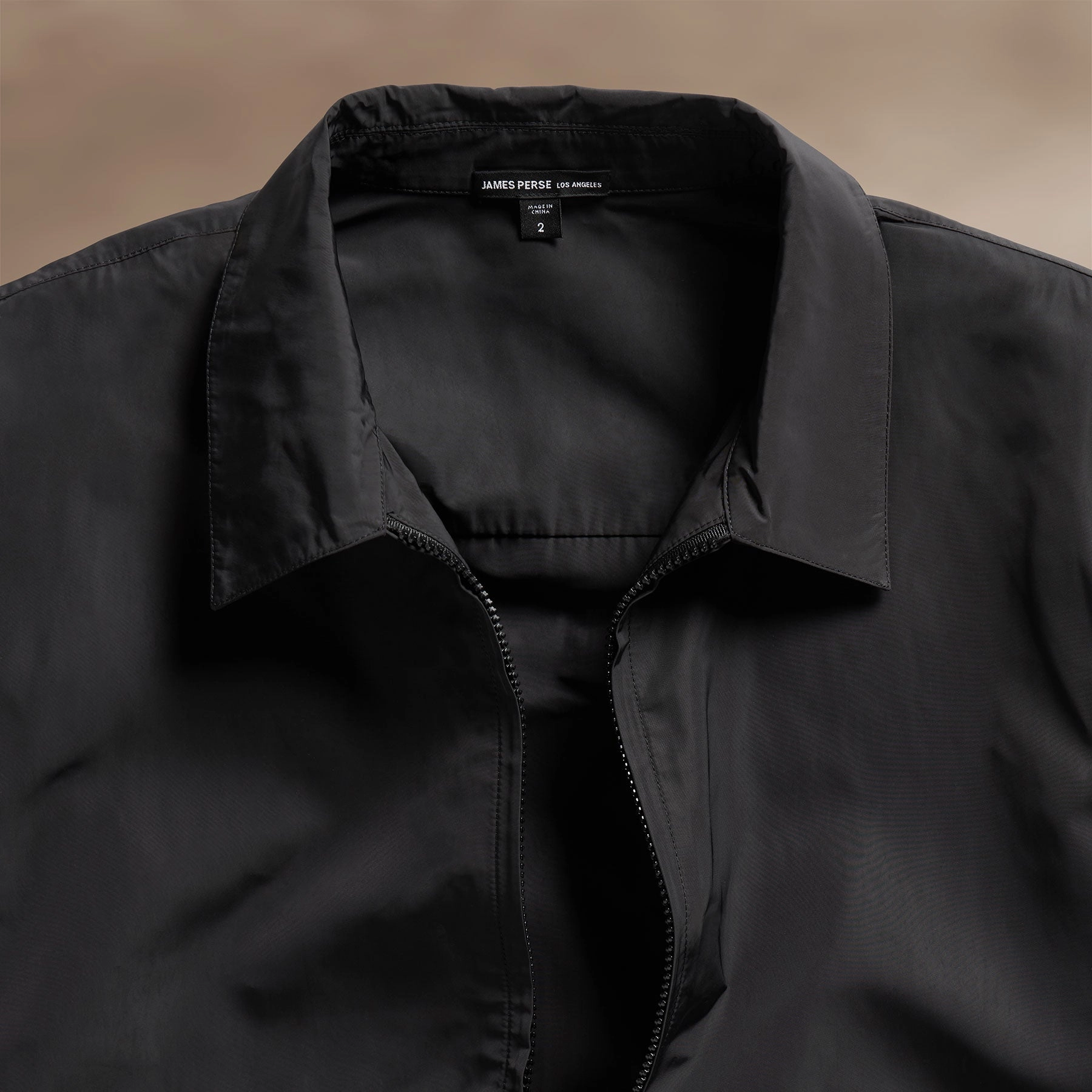 Nylon Coach Jacket - Black