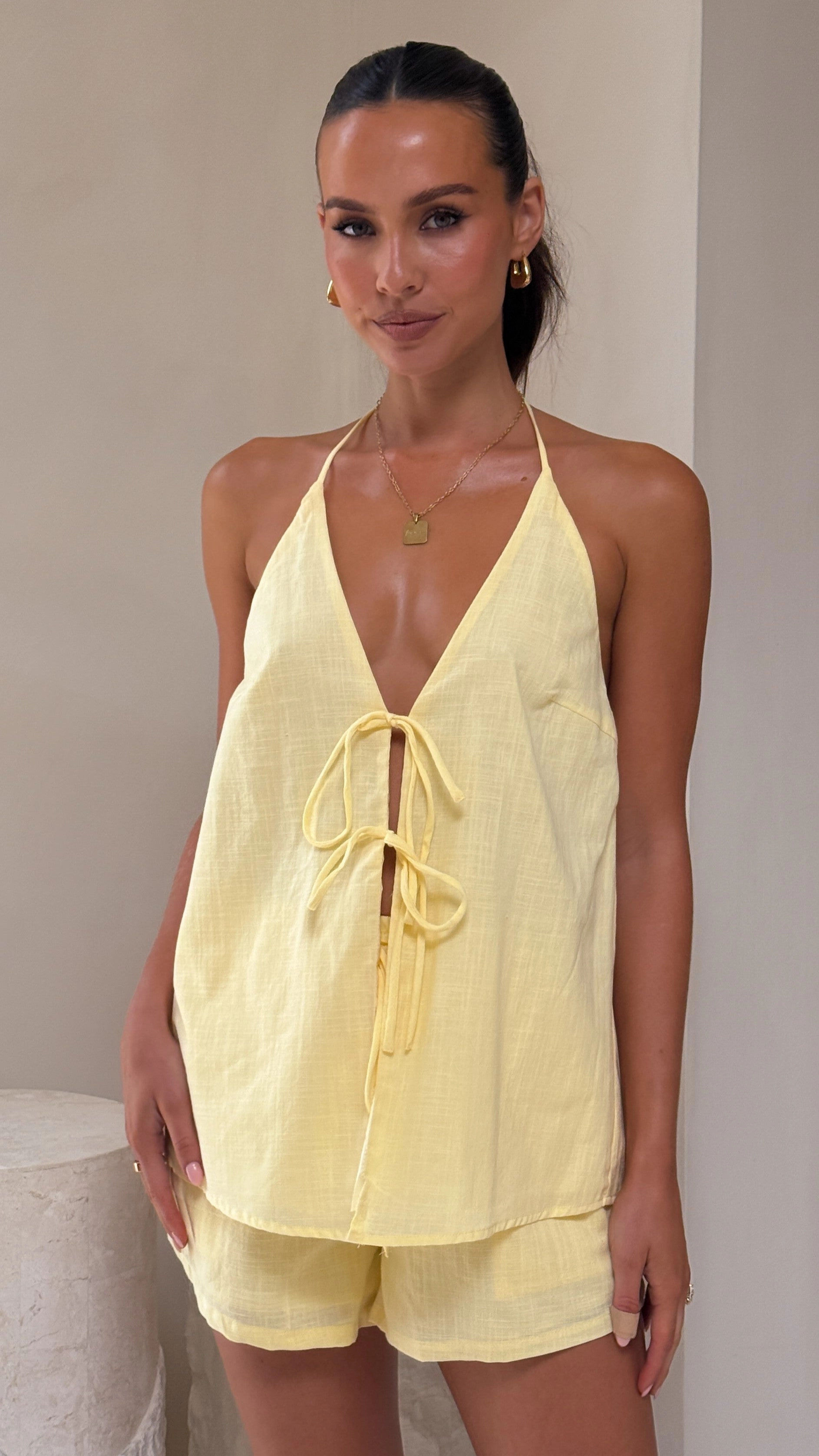 Octavia Top - Lemon
