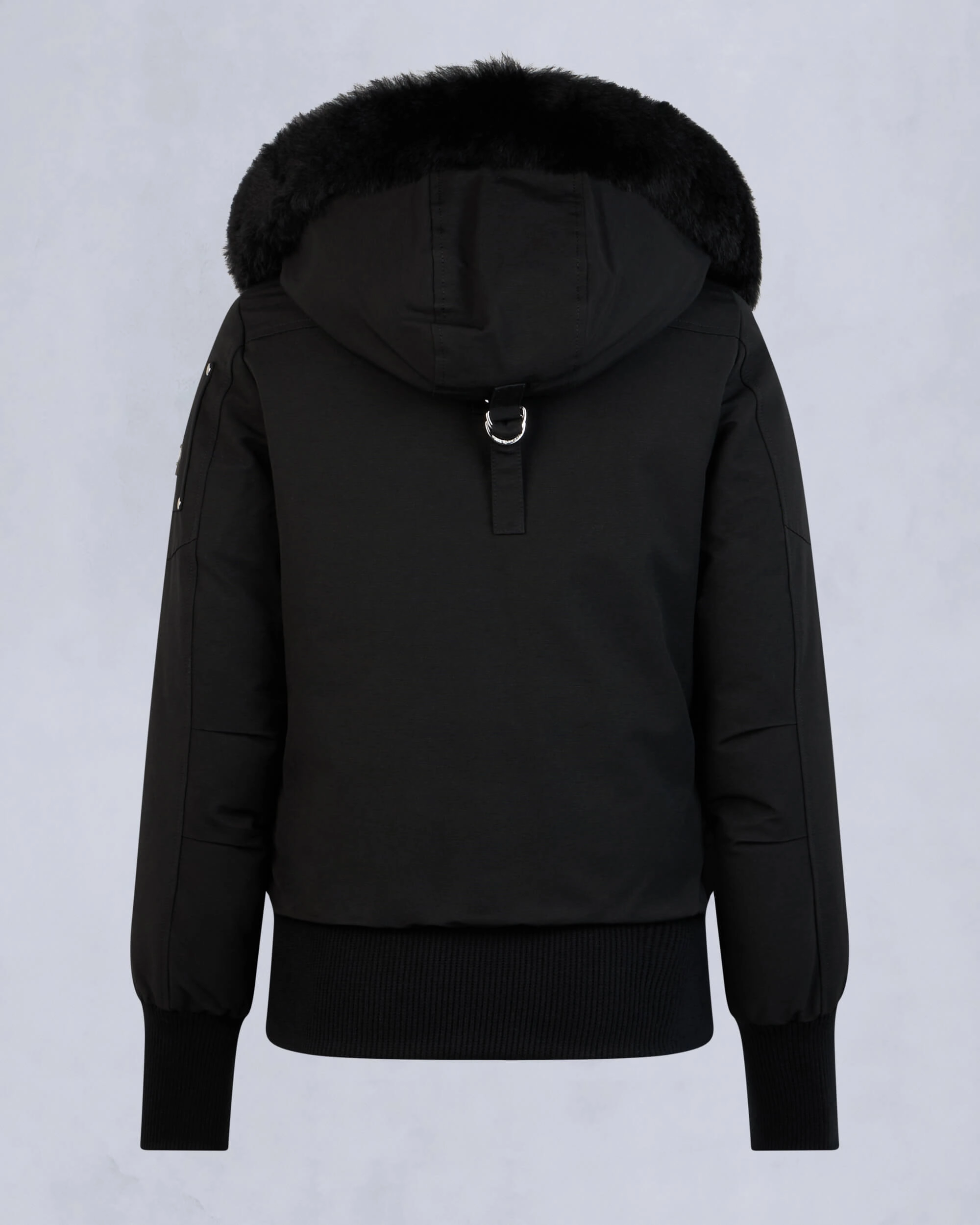 ORIGINAL DEBBIE SHEARLING BOMBER JACKET Black / Black Shearling