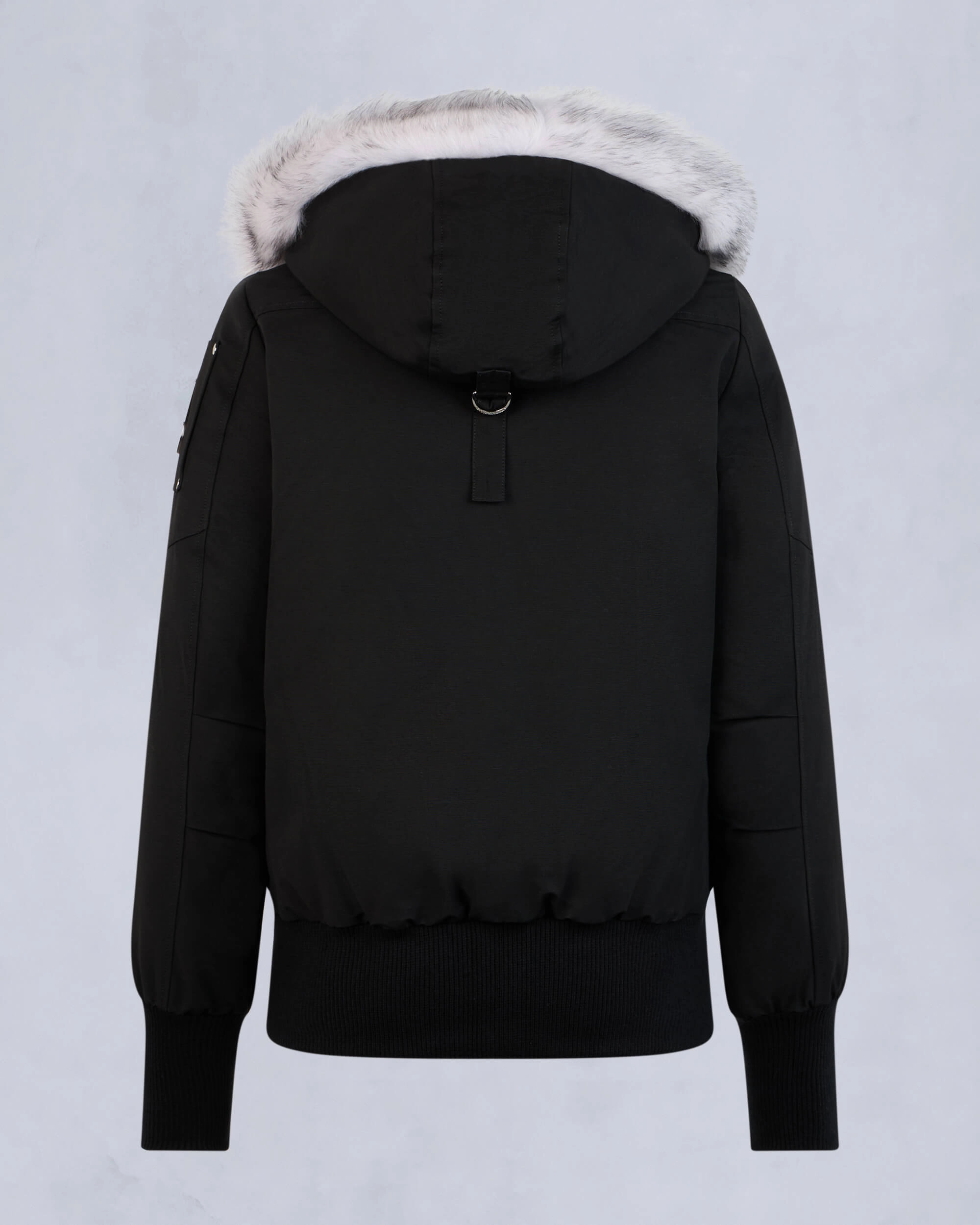 ORIGINAL DEBBIE SHEARLING BOMBER JACKET Black / Natural Shearling