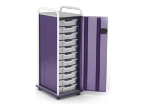 Paragon A&D Crossfit Storage - Trolley - 11 drawers - 16 gauge tubular steel, TFM CFS42OFTOTES17-918AZA