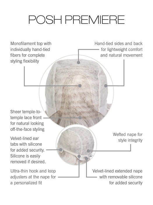 Posh Premiere | Synthetic Lace Front Wig (Hand-Tied)