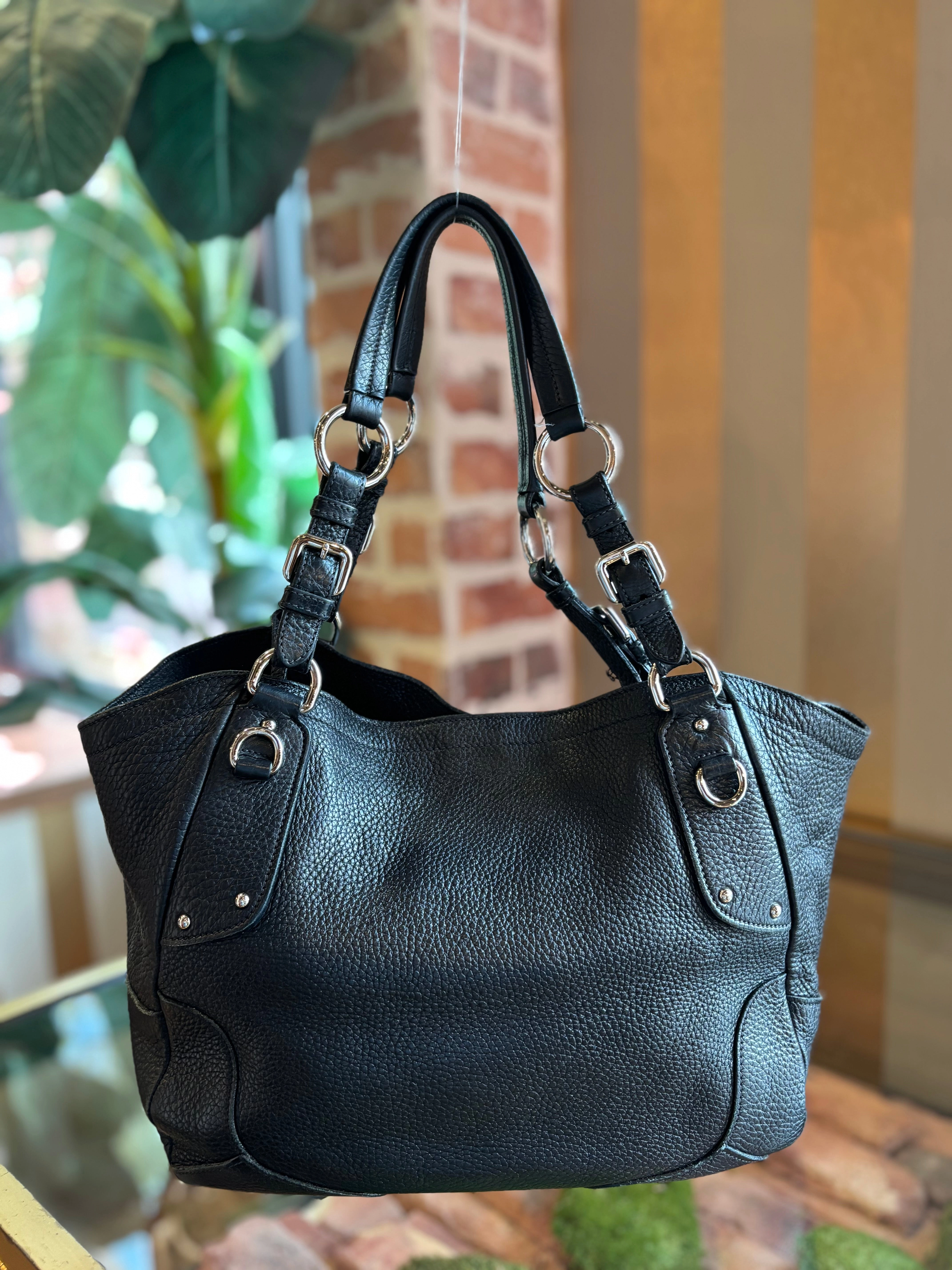 PRADA Black Daino Shoulder Bag ADI1173