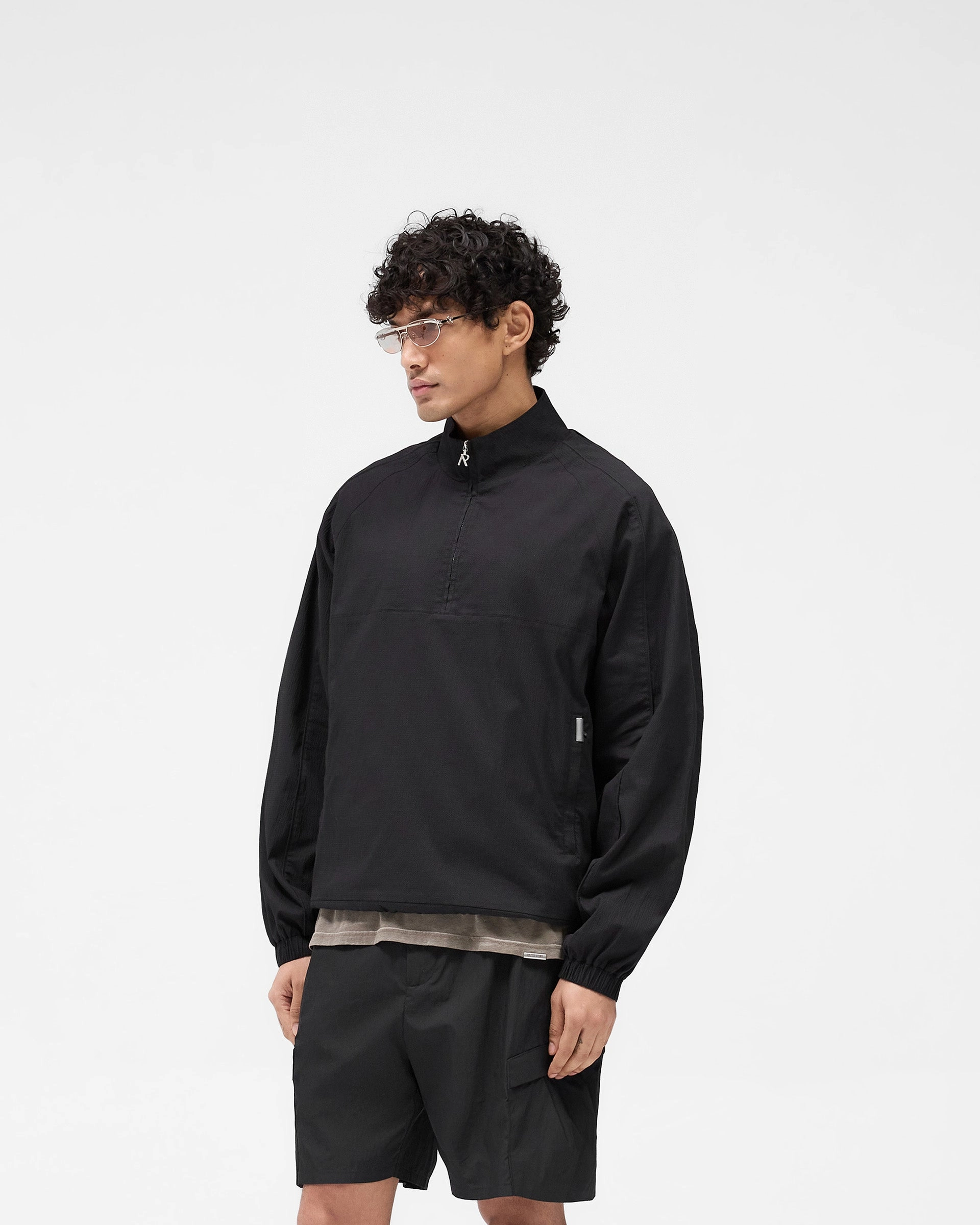 Quarter Zip Jacket - Black