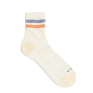 Rototo Two Stripe Sock Blue / Orange