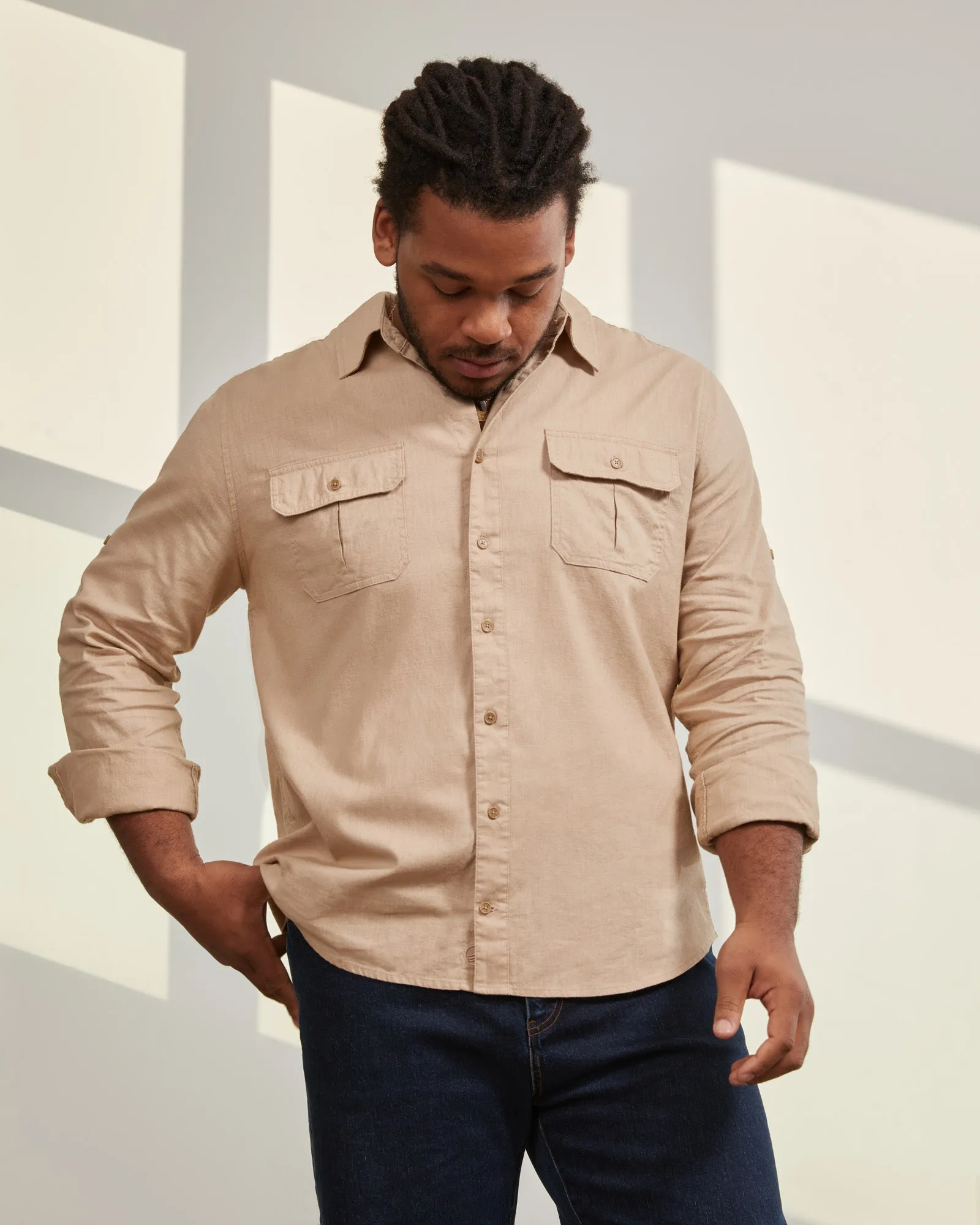 SoftHemp™ Field Guide Button Down
