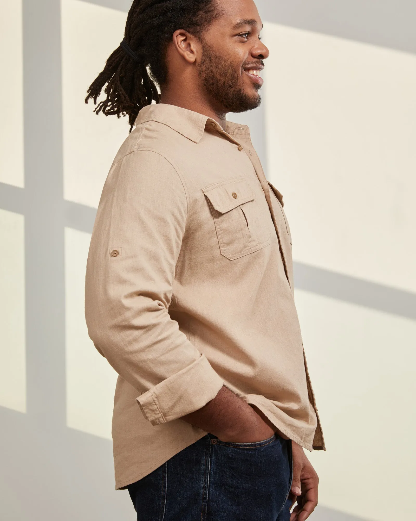 SoftHemp™ Field Guide Button Down