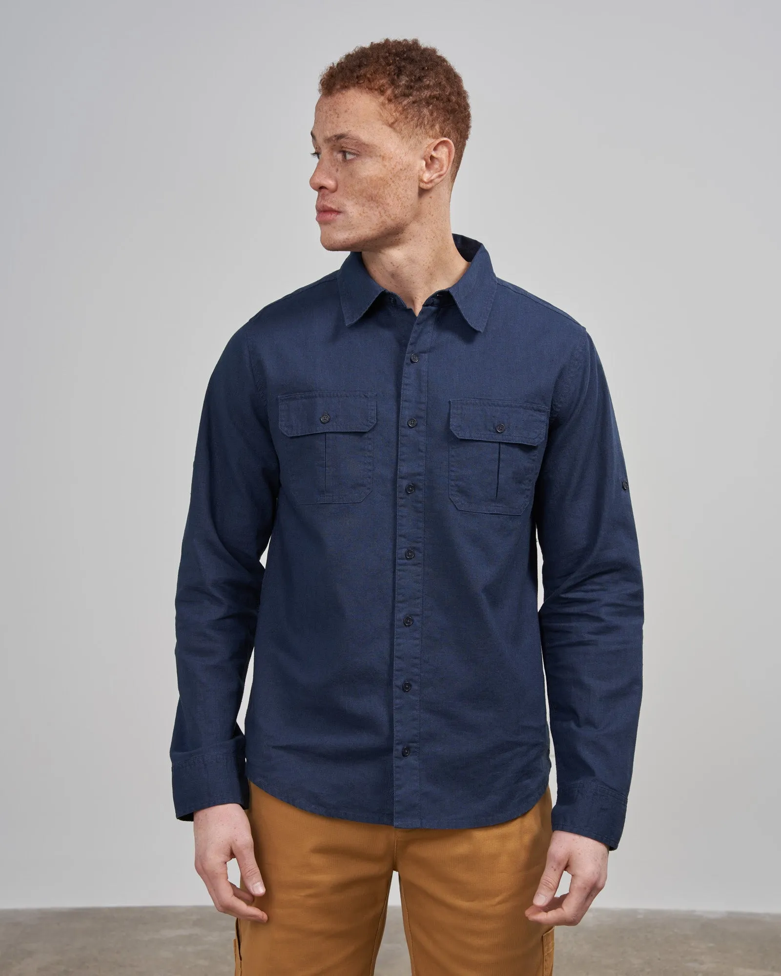 SoftHemp™ Field Guide Button Down