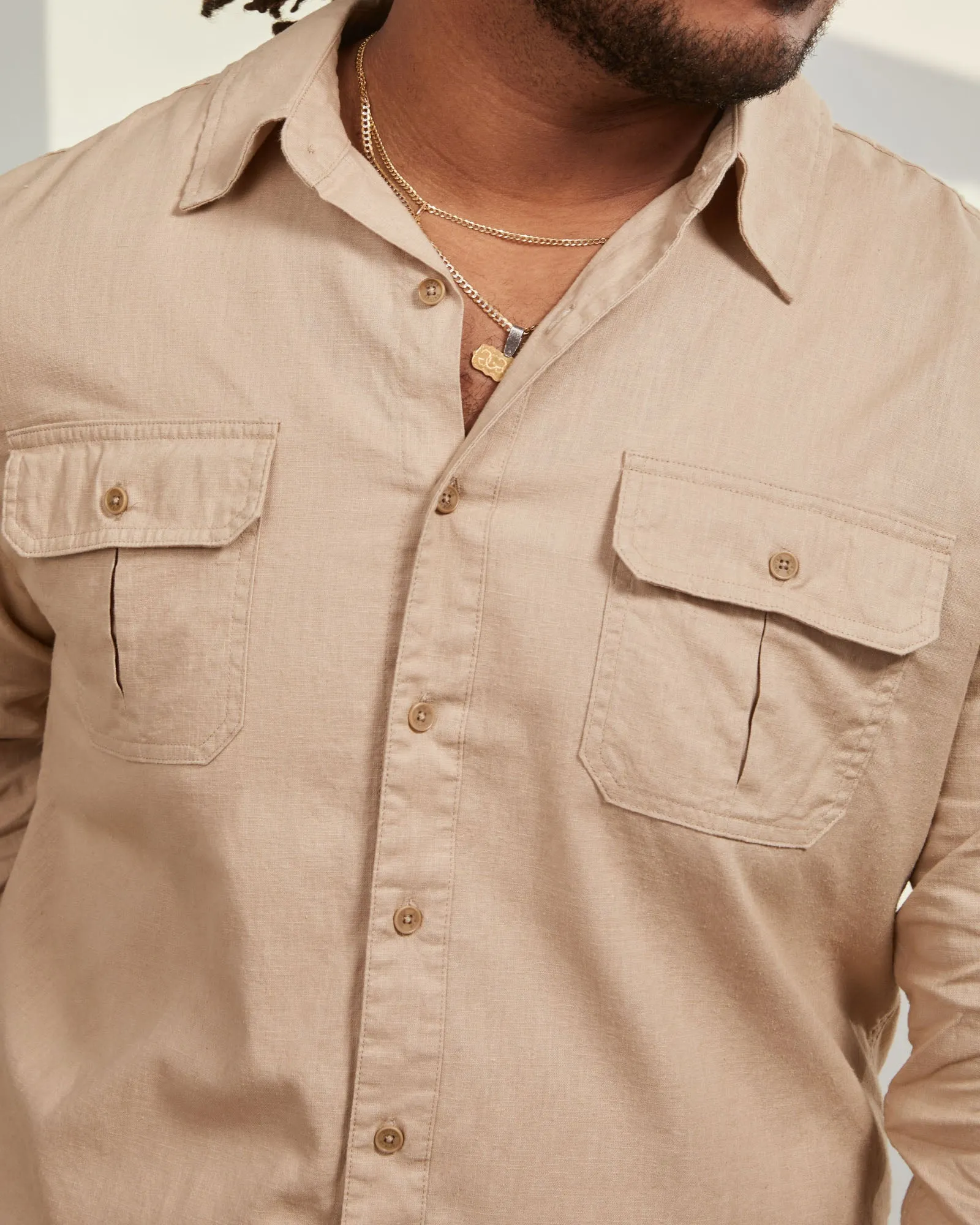 SoftHemp™ Field Guide Button Down