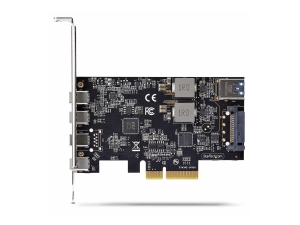 StarTech.com 5-Port USB PCIe Card, USB 3.2 10Gbps, PCI Express Card with 4x USB-C Ports, 1x USB-A Internal Port, USB PCIe Controller PS4C3IA3-USB-C-CARD
