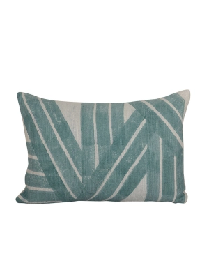 Stripe Sky Throw Pillow - Aqua