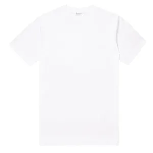 Sunspel Mock Neck T-Shirt White
