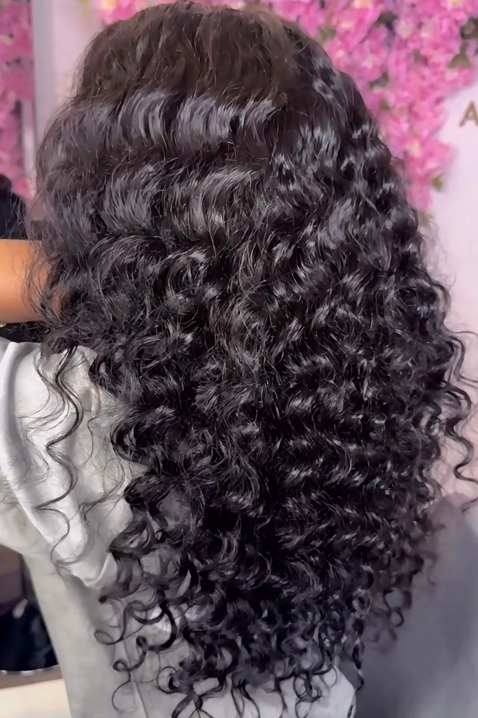 TAYLOR Deep Wave Glueless HD Lace Front Wig – Pre-Plucked Virgin Brazilian Hair