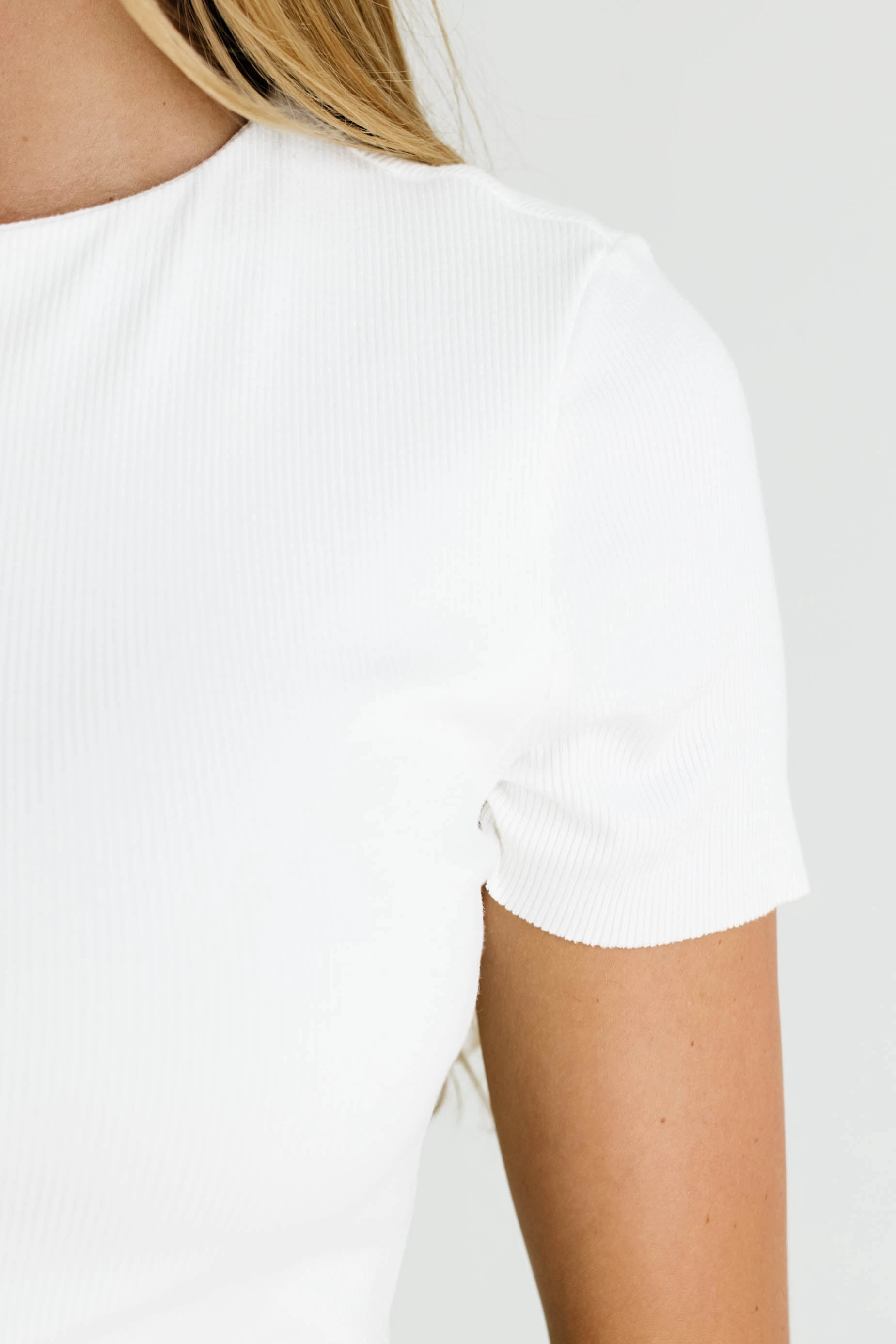 The Charlie Ribbed Maxi Dress in White -Bump Friendly PRE-ORDER