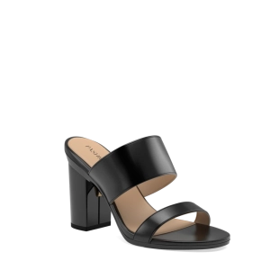 The Slide - Coal   Block Heel Kit 4 Coal