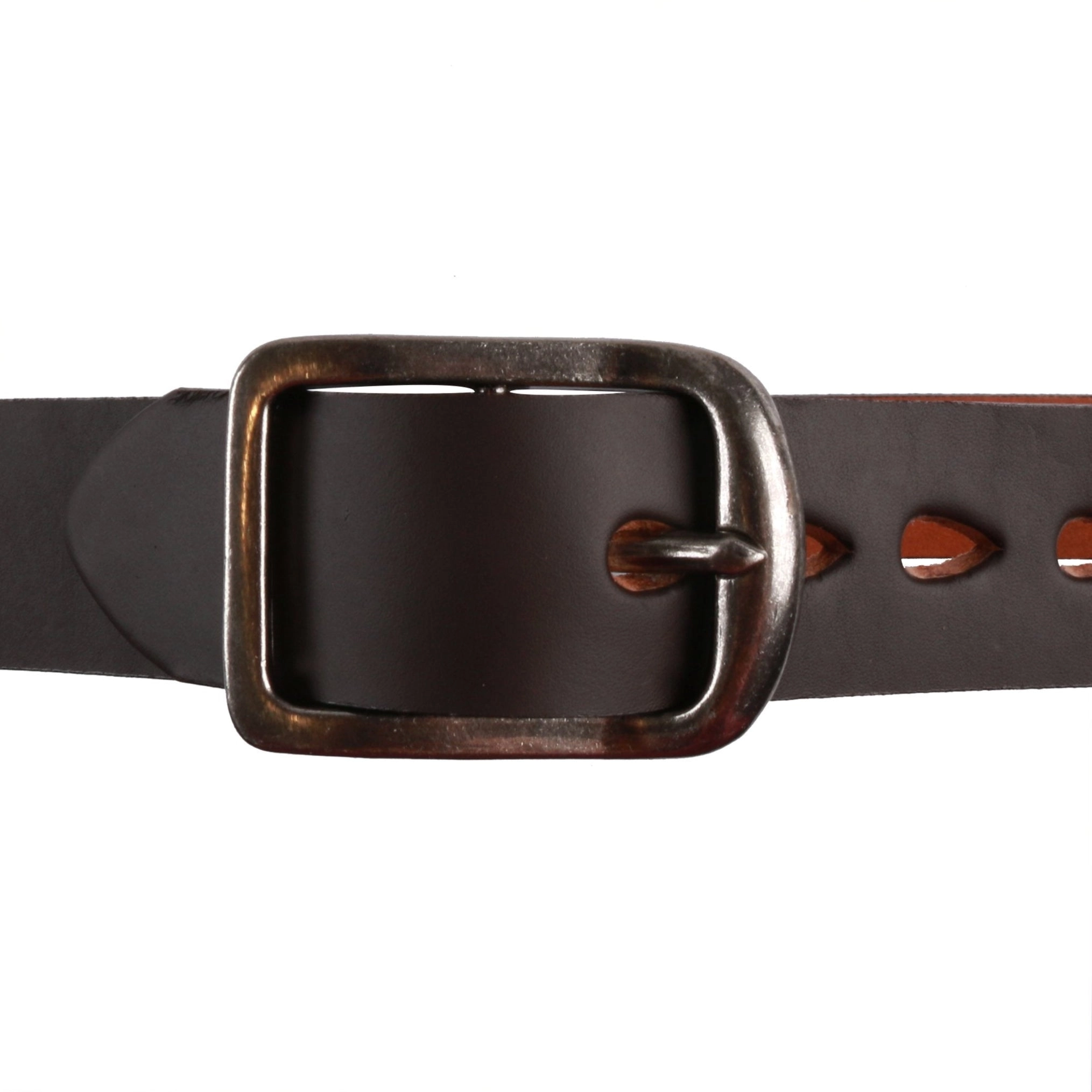 Thick Belt - 7mm Bovine Leather - Brown