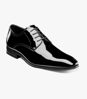 TUX Plain Toe Oxford - Black