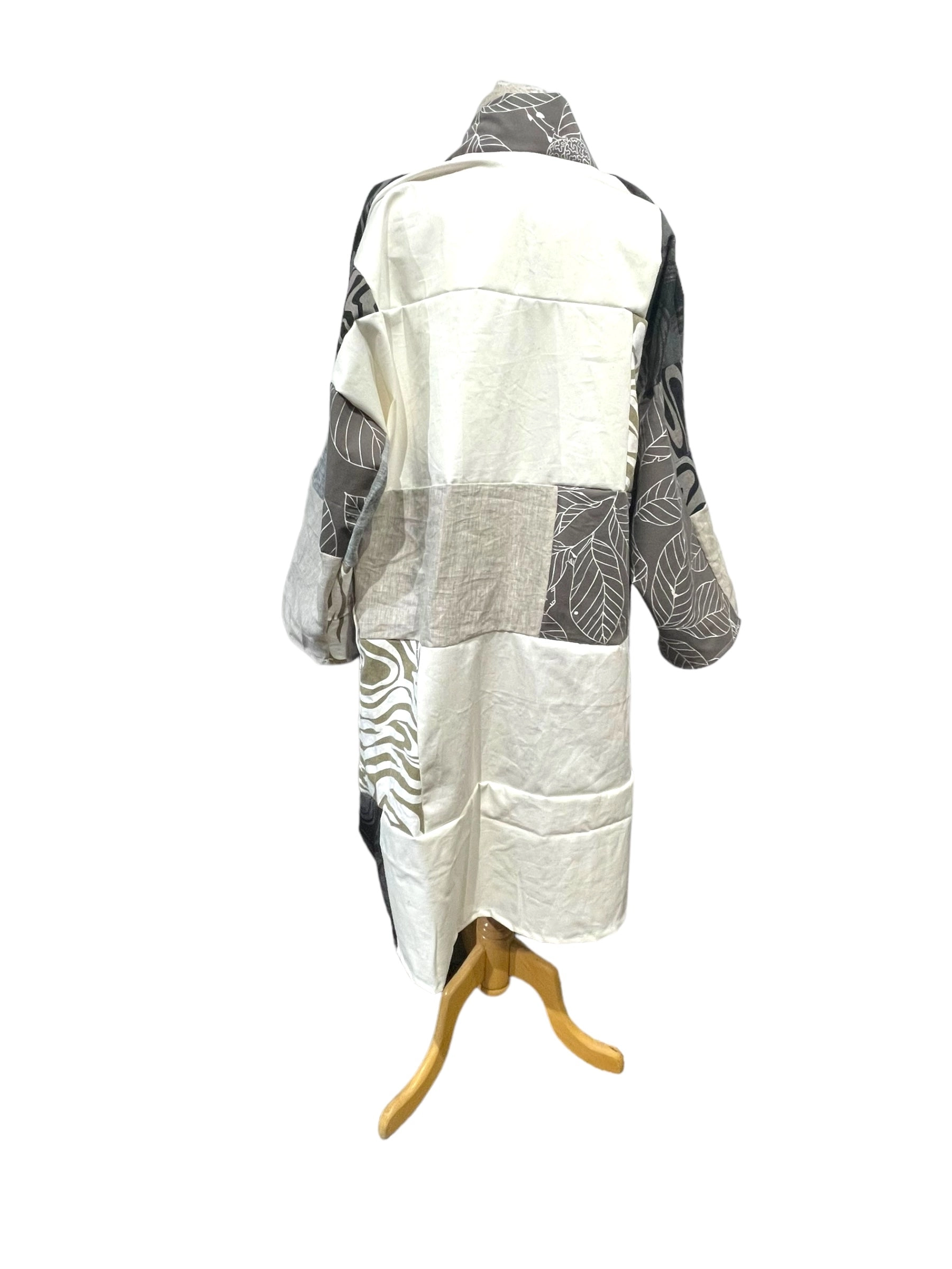 vintage cloth,woven textile, patchwork jacket