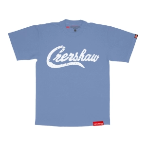 Vintage Crenshaw T-Shirt - Mountain Blue/White