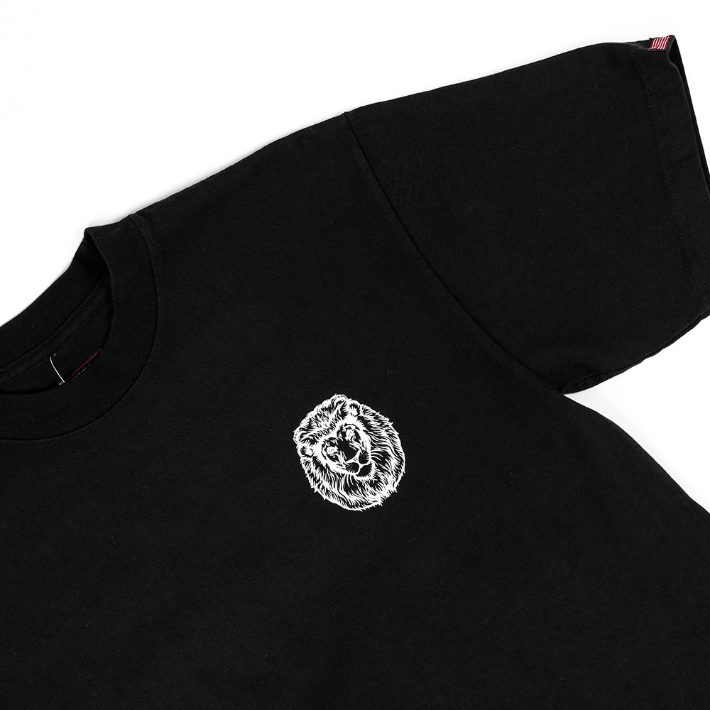 Vintage Lion T-Shirt - Black/White