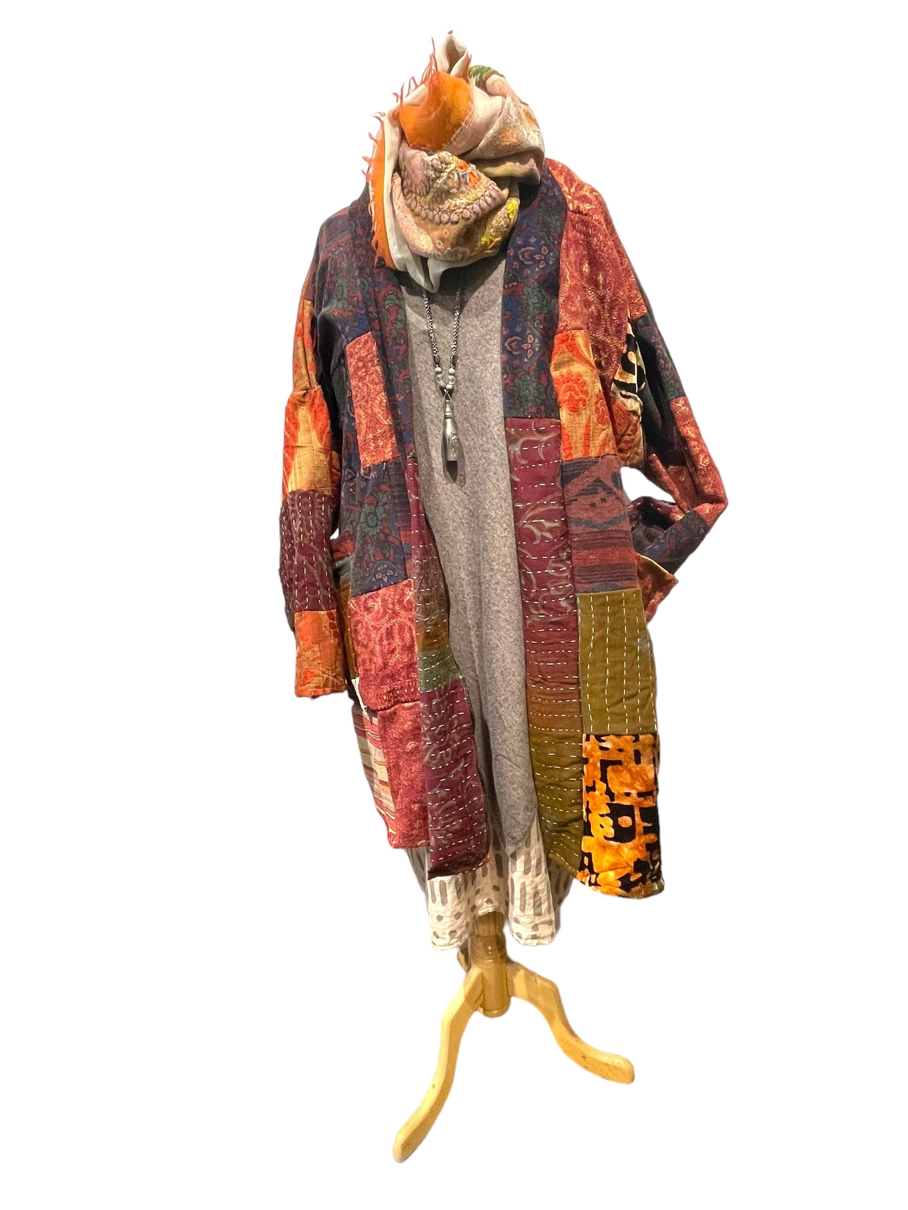 vintage , patchwork jacket