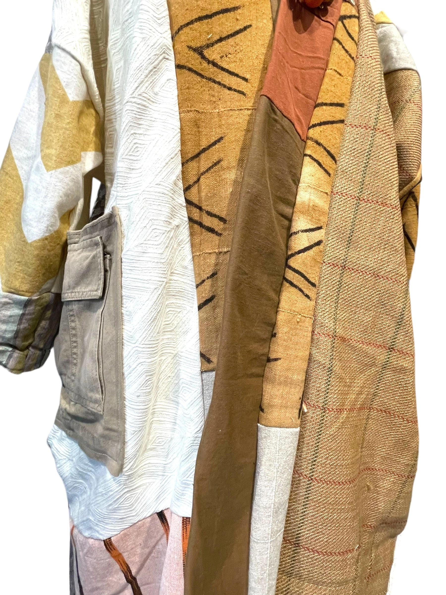 vintage , patchwork jacket