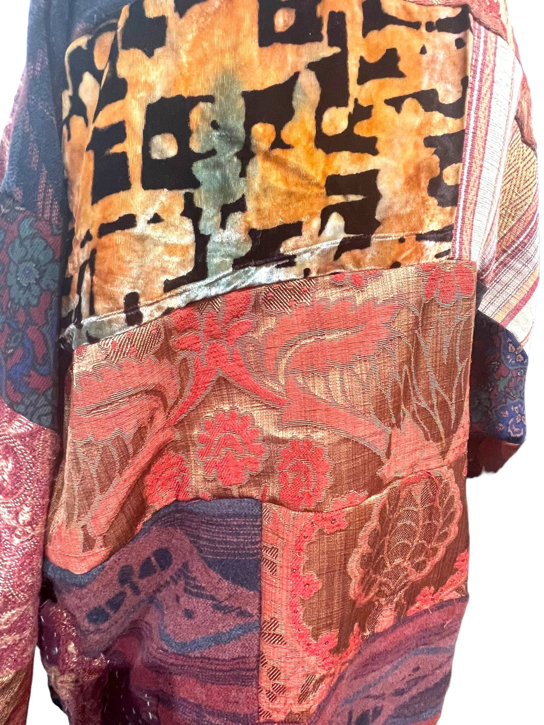 vintage , patchwork jacket