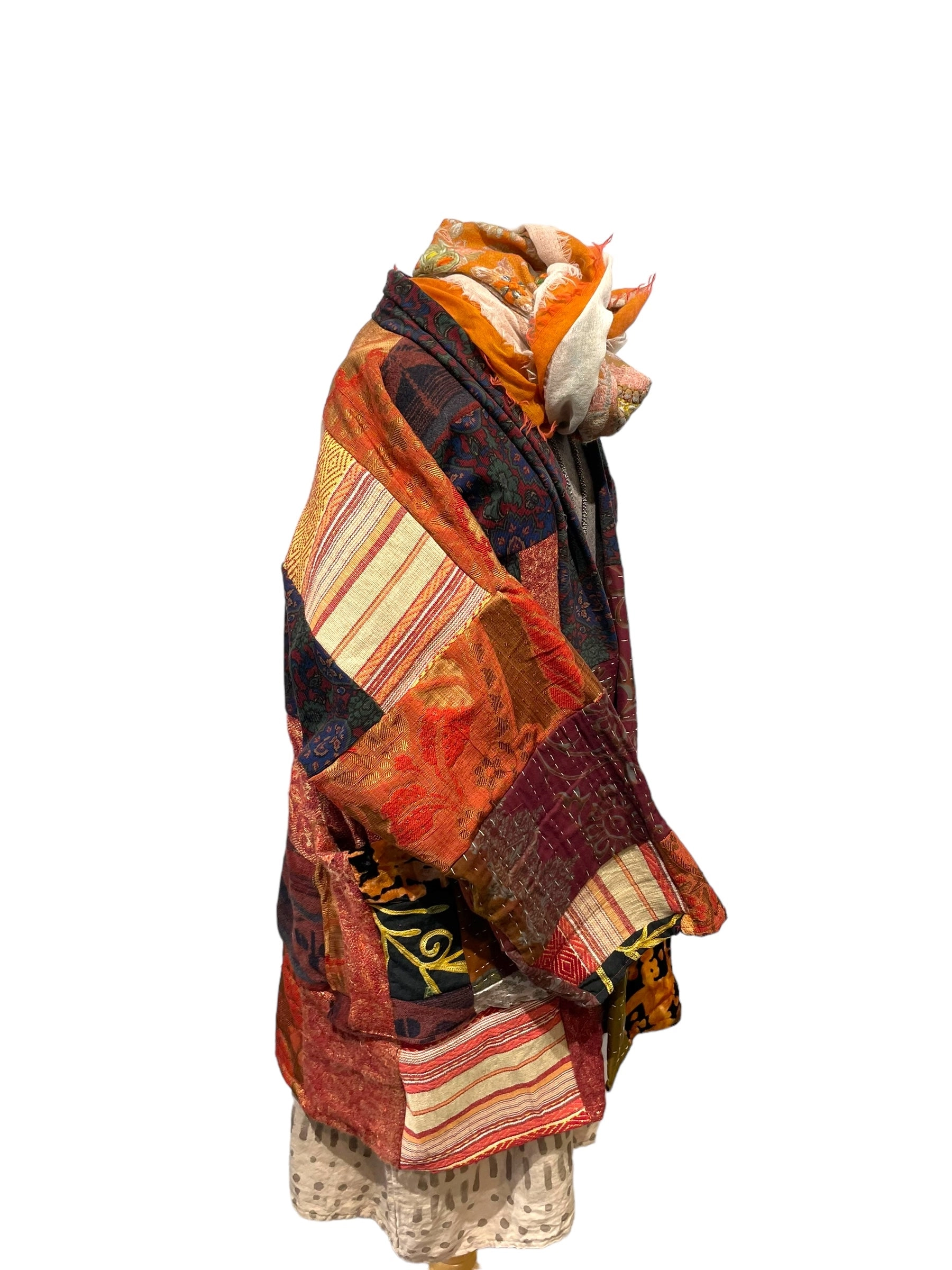 vintage , patchwork jacket