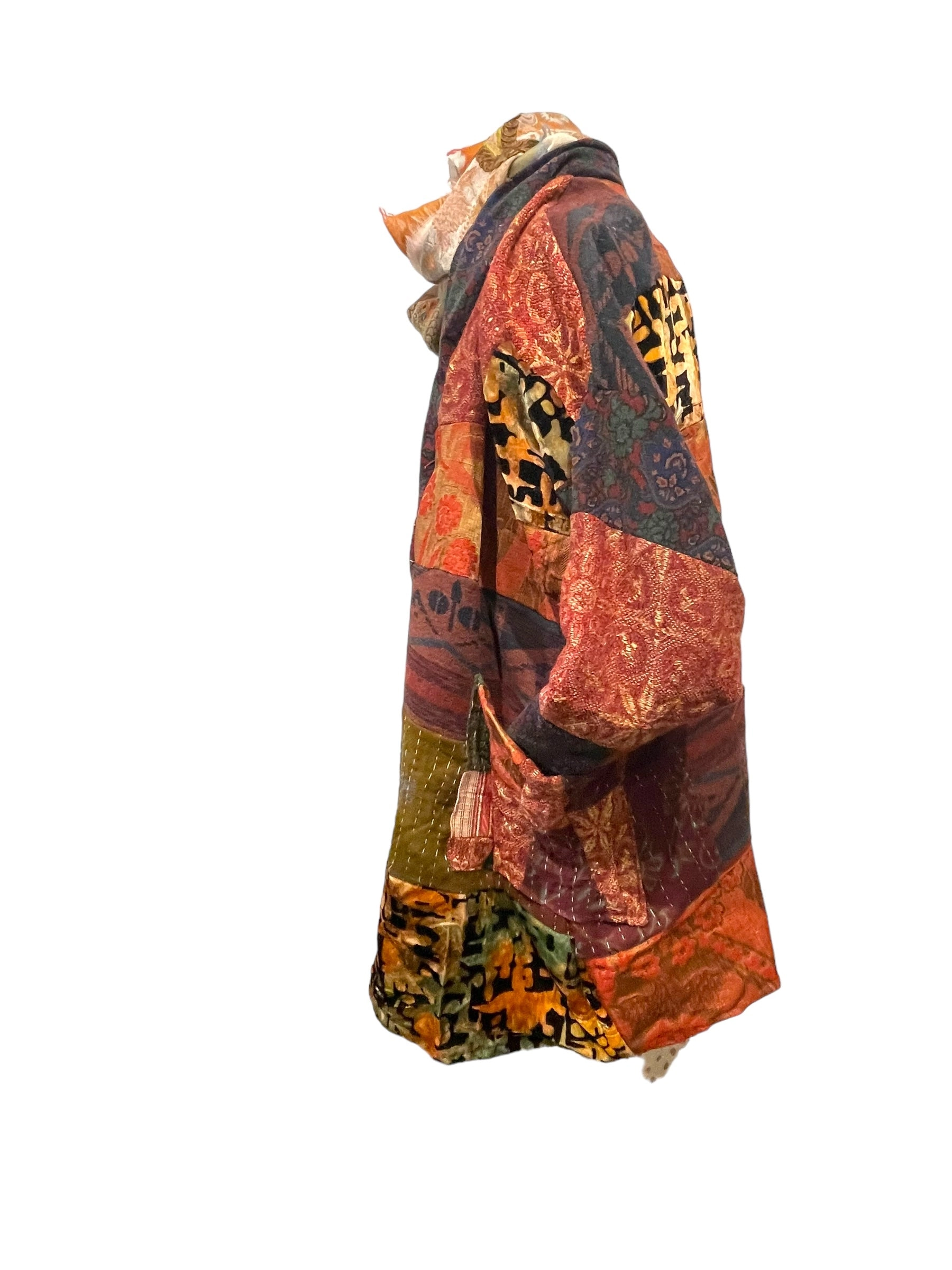 vintage , patchwork jacket