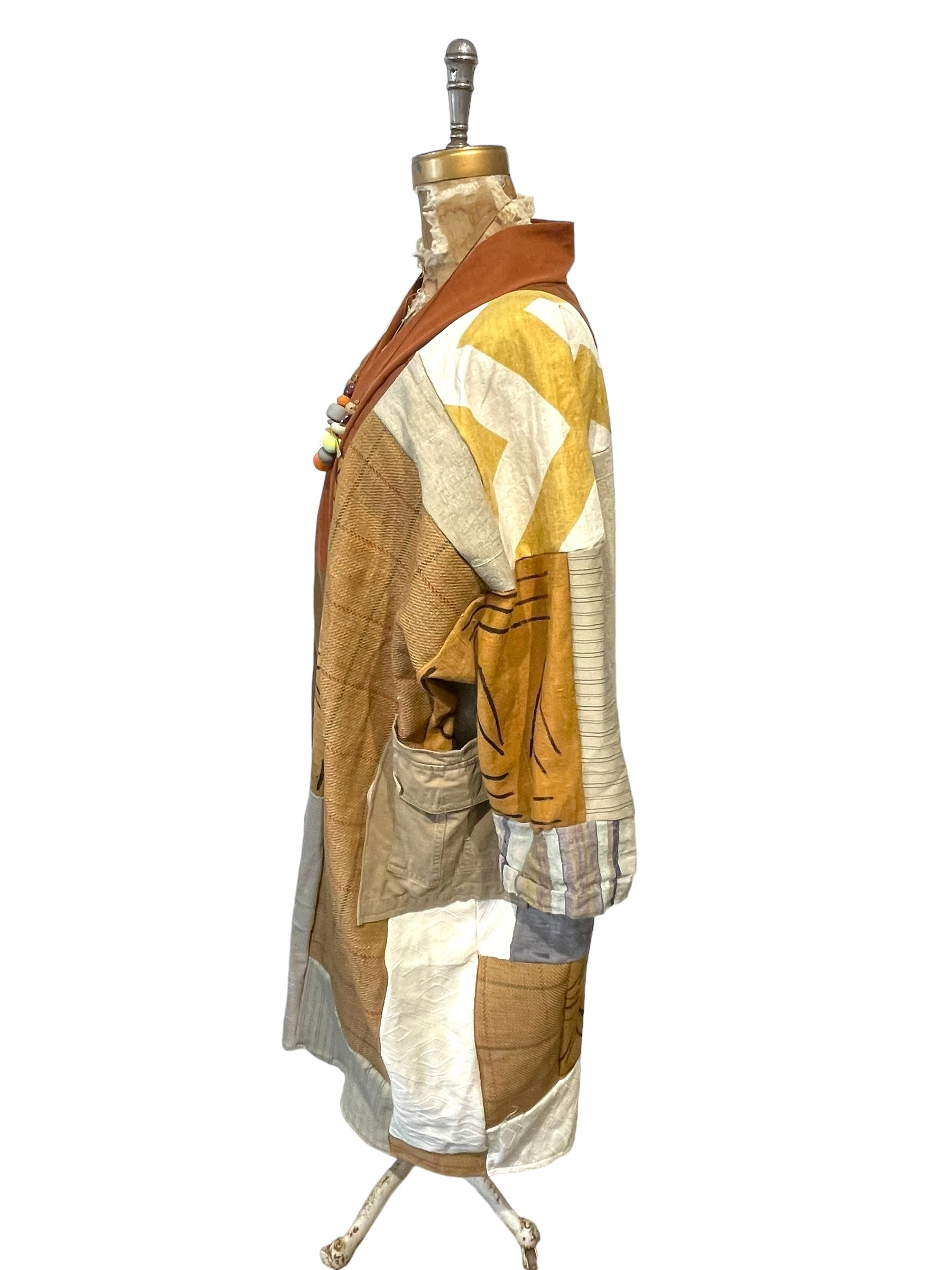vintage , patchwork jacket