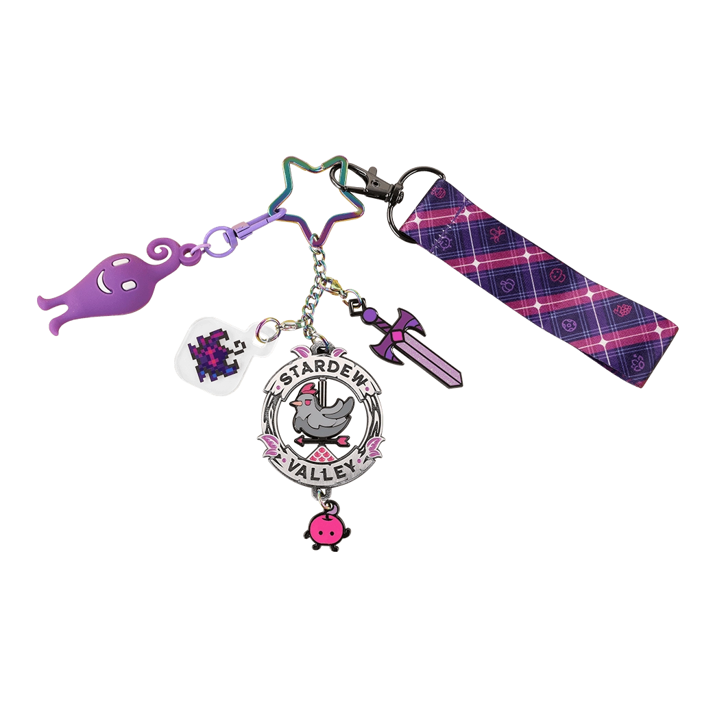 Void Farmer Spinning Charm Keychain