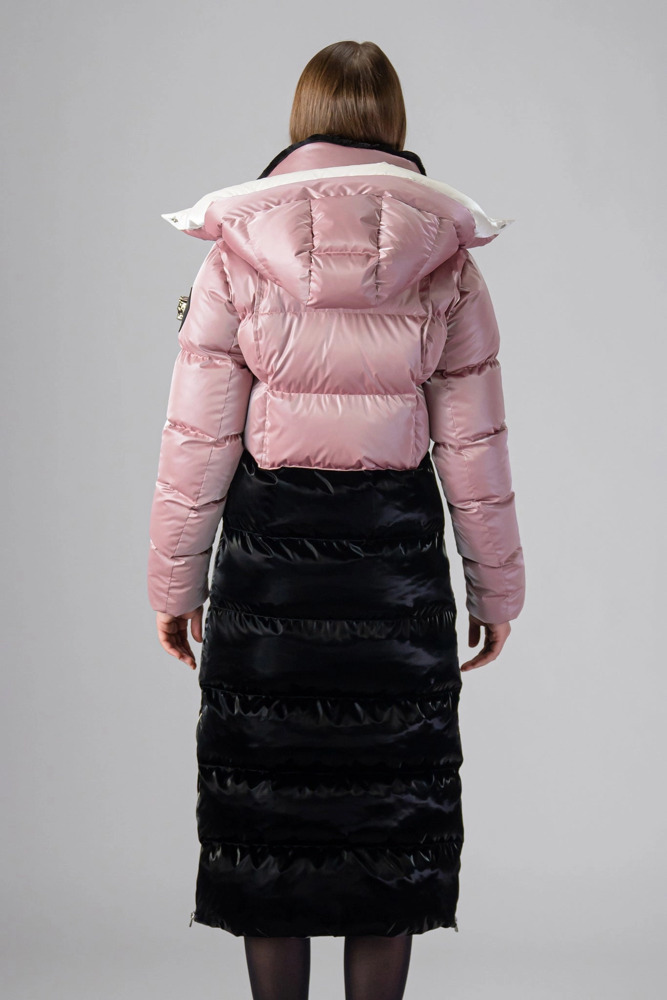 Women's Bird Of Paradise Coat - Arctic Rose/all Wet Black