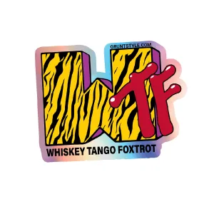 WTF Television Sticker
