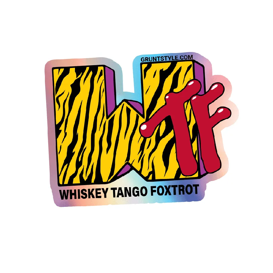 WTF Television Sticker