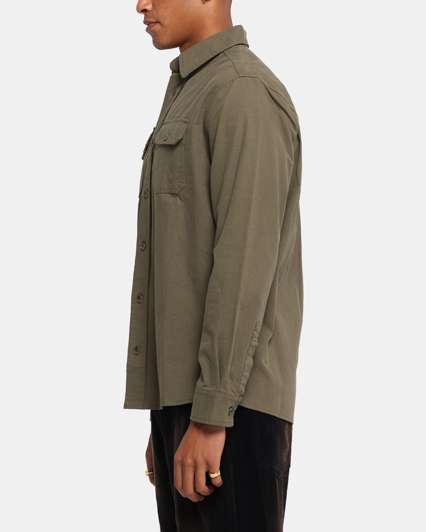 XXIII Slub Overshirt Khaki