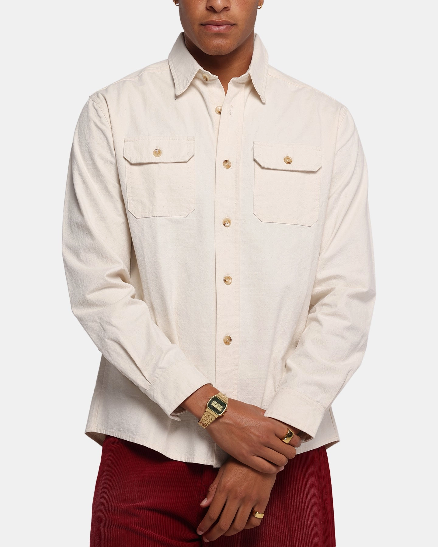 XXIII Slub Overshirt Natural