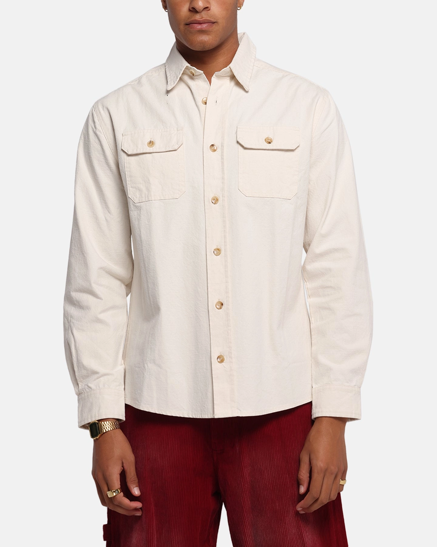 XXIII Slub Overshirt Natural