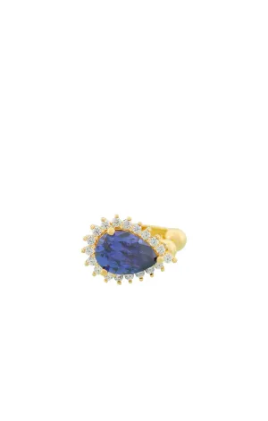 Zafiro Tear Crystal Earcuff