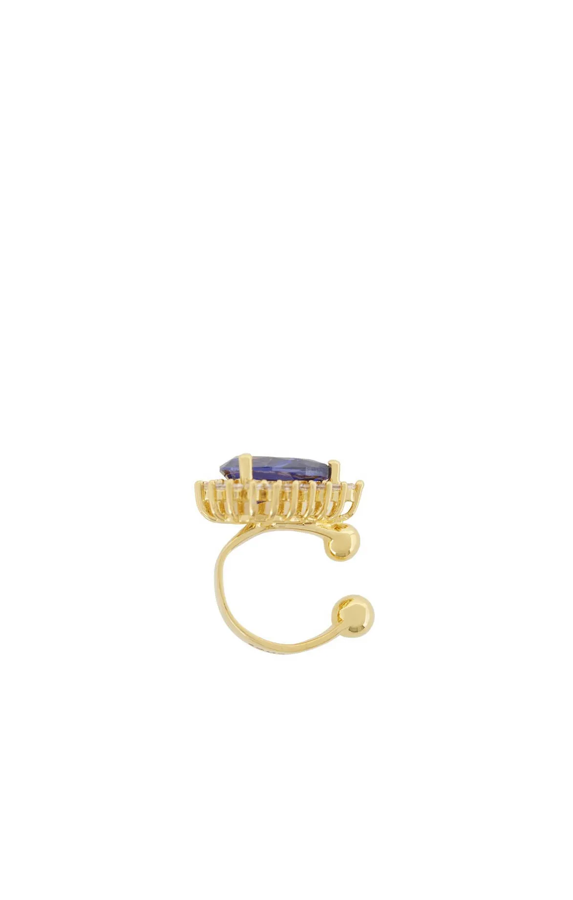 Zafiro Tear Crystal Earcuff